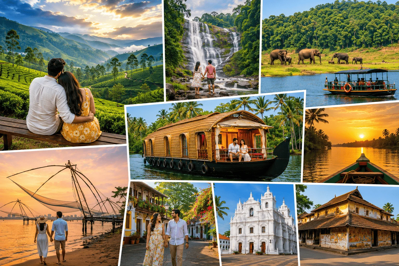 Couples in Kerala Tour GOKERALA TOURS