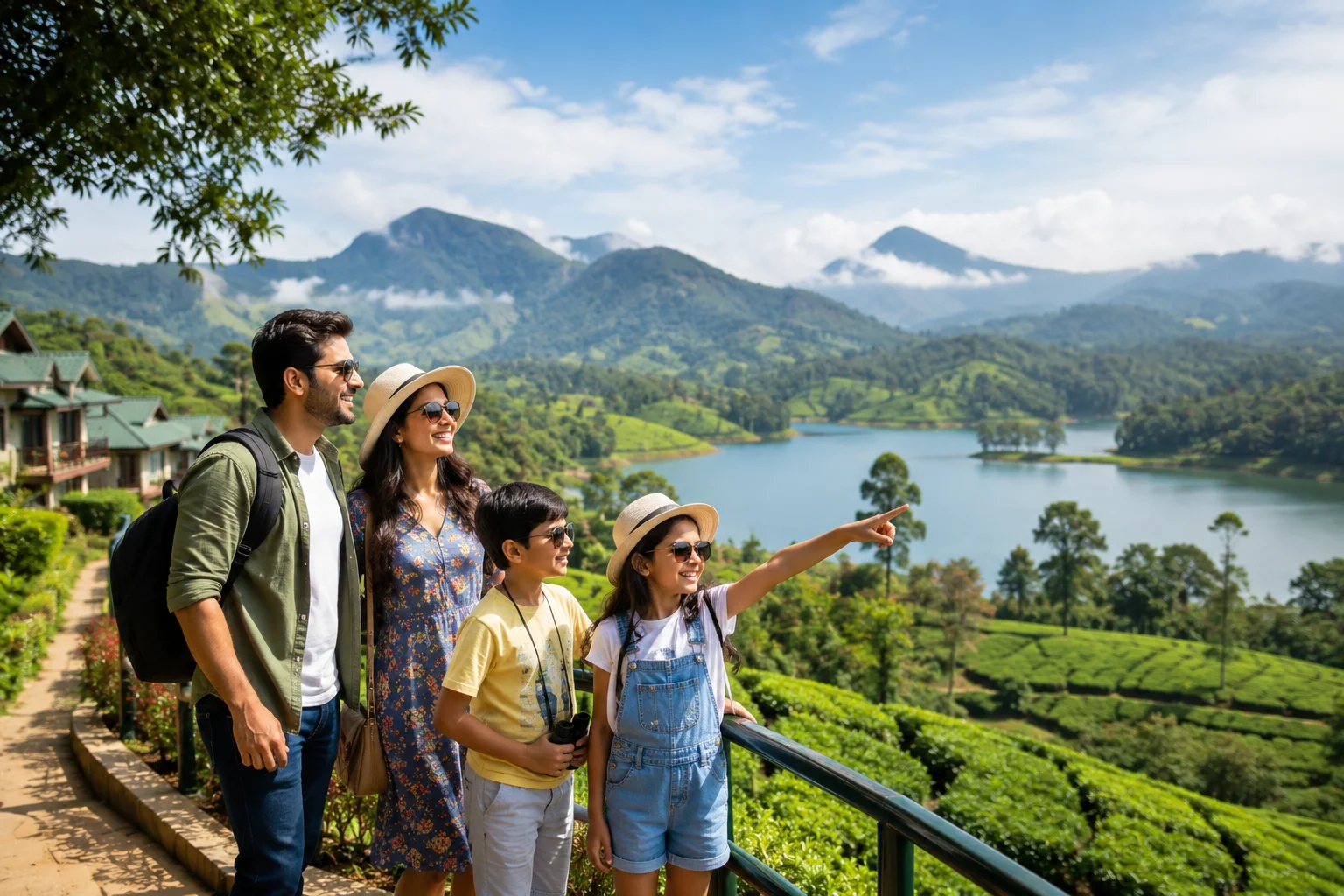 family in munnar
