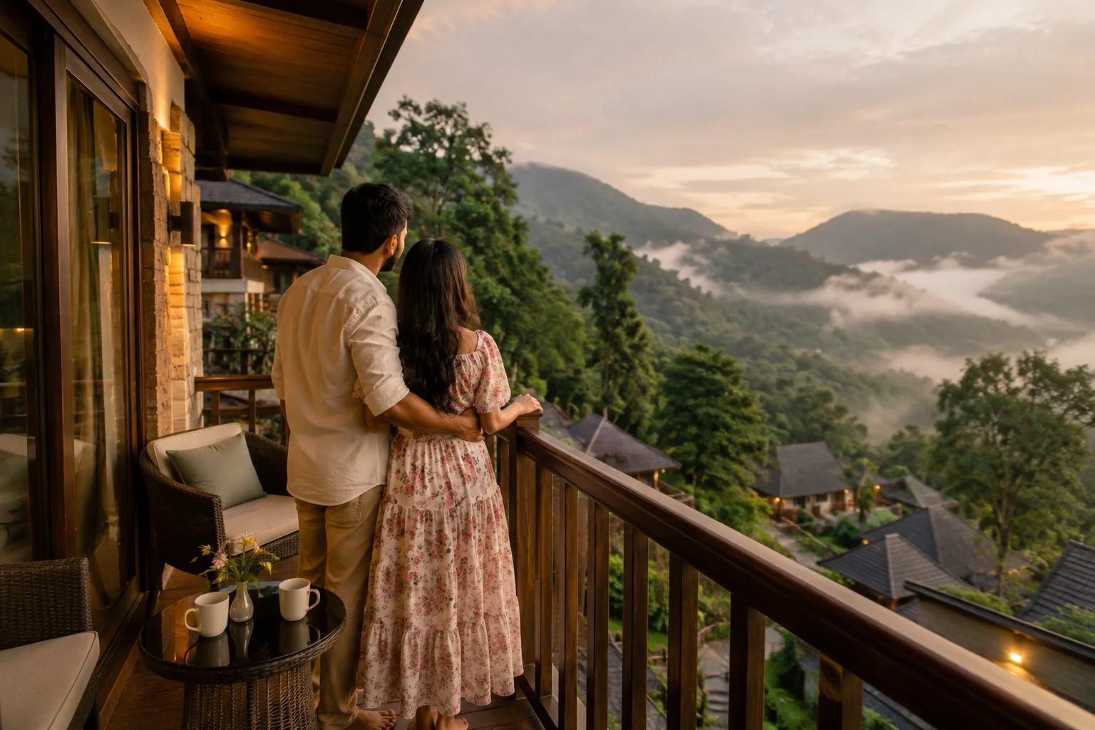 Couple luxury honeymoon go Kerala tours